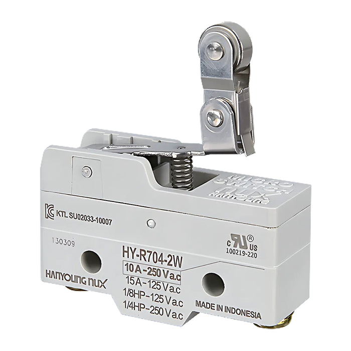 Công tắc hành trình mini Hanyoung Nux HY-700 Series. Tiêu chuẩn quốc tế, CE, UL, CCC, KR