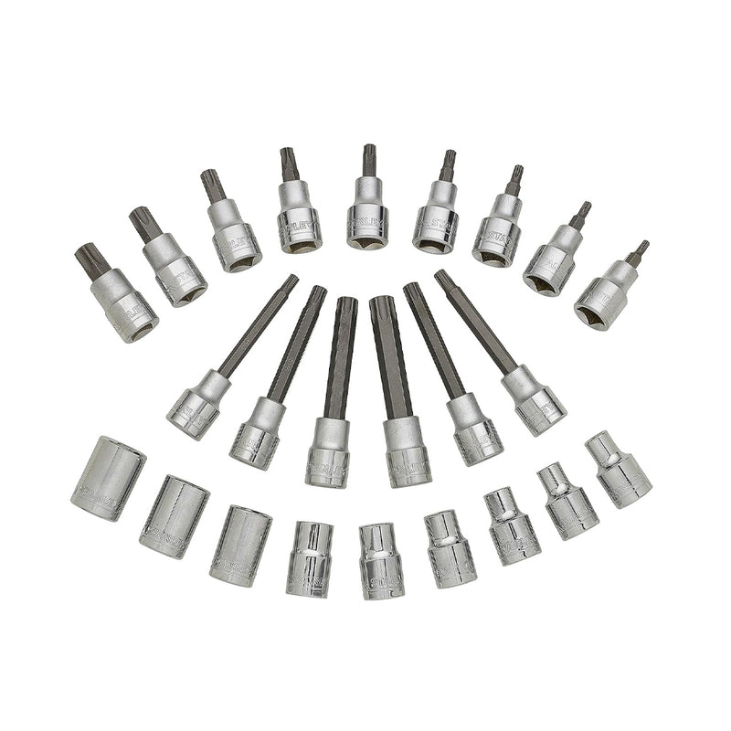 Bộ 24 đầu tuýp cốt 1/2 inch STANLEY STMT74176-8 dùng cho máy siết bu lông và cần siết