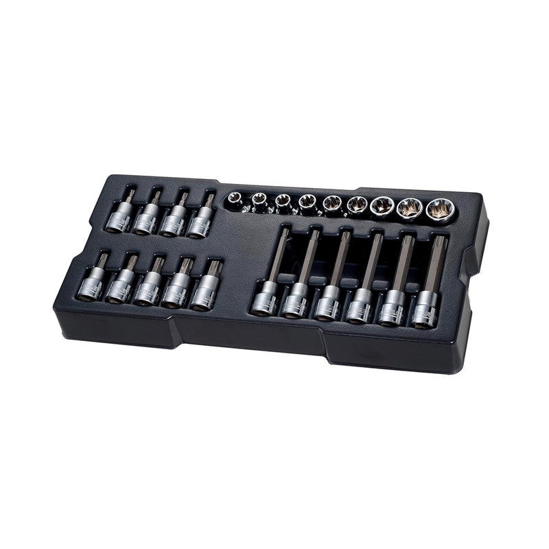 Bộ 24 đầu tuýp cốt 1/2 inch STANLEY STMT74176-8 dùng cho máy siết bu lông và cần siết