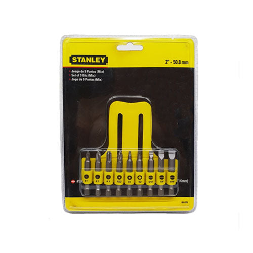 Mũi vặn vít bộ 9P Stanley 68-070-23