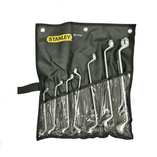 Cờ lê 2 đầu vòng 75° INCH 7 chi tiết Stanley 87-714