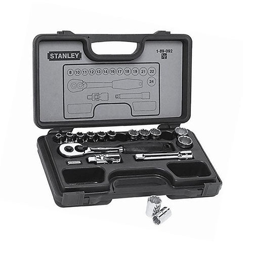 Đầu tuýp 1/2 inch DR 16 CHI TIẾT 12PT HỆ MET Stanley 89-092-1