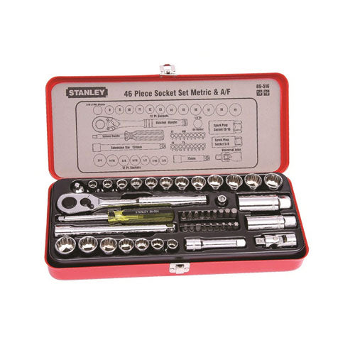 Đầu tuýp bộ 3/8 inch 46 chit iết Stanley 89-516