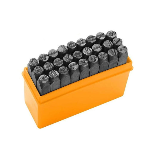 Bộ đóng chữ 27 chi tiết TOLSEN vật liệu thép cứng, chiều dài từ 3mm - 6mm
