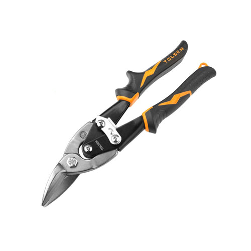 Kéo cắt tôn công nghiệp (phải), thép CrMo, tay cầm nhựa, 250mm/10 inch TOLSEN 30023 (thiết kế theo chuẩn Công thái học)