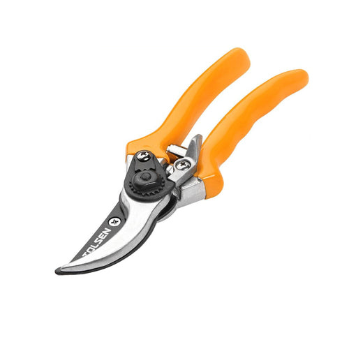 Kéo cắt cành công nghiệp 200mm/8 inch, cán vàng có khóa, lưỡi thép SK5, đường kính cắt 12.7mm/0.5 inch TOLSEN 31022