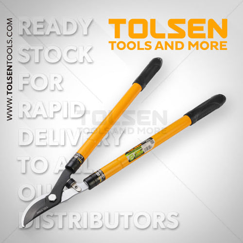 Kéo cắt hàng rào tăng đưa 600mm/26 inch - 900mm/36 inch, lưỡi ngắn, đường kính cắt 44.4mm/1.75 inch, tay cầm ống thép bộ nhựa PVC TOLSEN 31025