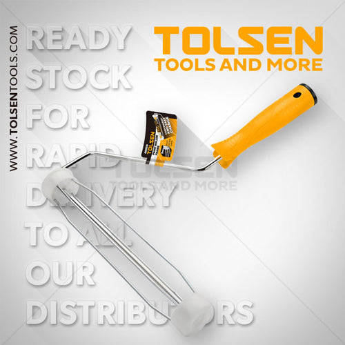 Khung cọ lăn sơn 225mm/9 inch TOLSEN 40059, trục lăn thép mạ Cr, cốt trục 5.7mm