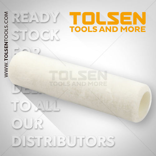 Ống lăn sơn trắng 225mm/9 inch TOLSEN 40073, sợi acrylic, cốt trục 5.7mm
