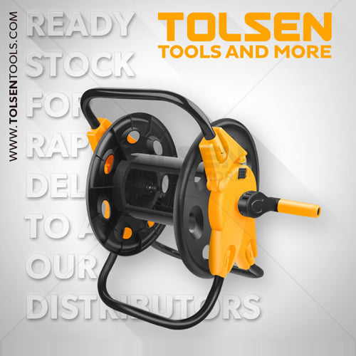 Rulô cuộn ống nước 1/2 inchx45m, nhựa PP TOLSEN 57221 (không dây)