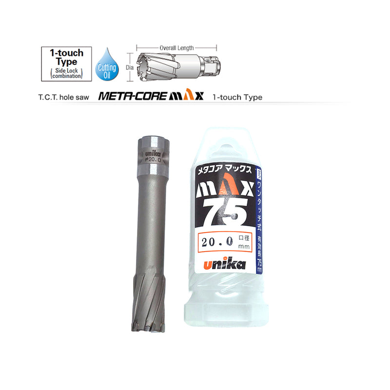 Mũi khoan từ META-CORE MAX UNIKA 18mm - 100mm Loại Khoan sâu 75mm