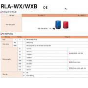 Đèn xoay Xenon Hanyoung Nux RLA Series. Ø118mm, Kín nước IP54, Tiêu chuẩn CE