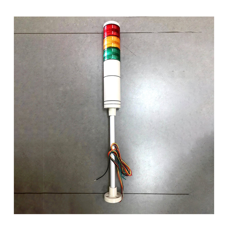 Đèn báo nhiều tầng dạng tháp Ø80mm Hanyoung Nux STL080 Series cao cấp, kiểu đèn sáng liên tục. Tiêu chẩn CE, UL và IP54