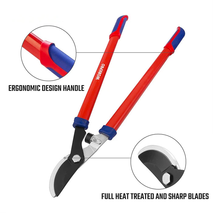 Kéo cắt cành cao cán dài 675mm(27 inches) Workpro WP332006