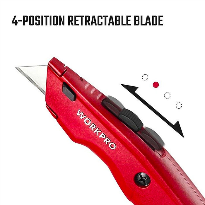 Dao rọc đa năng thân nhôm, thay lưỡi nhanh (Có nhiều màu để chọn lựa) Workpro
