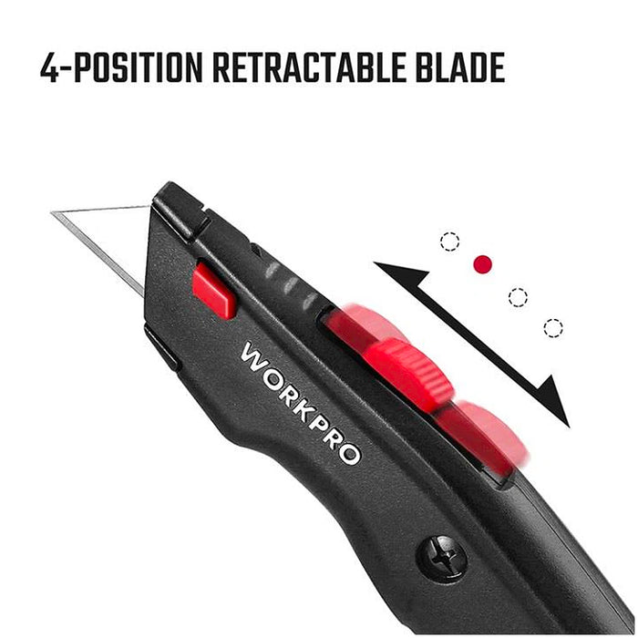 Dao rọc đa năng thân nhôm, thay lưỡi nhanh (Có nhiều màu để chọn lựa) Workpro