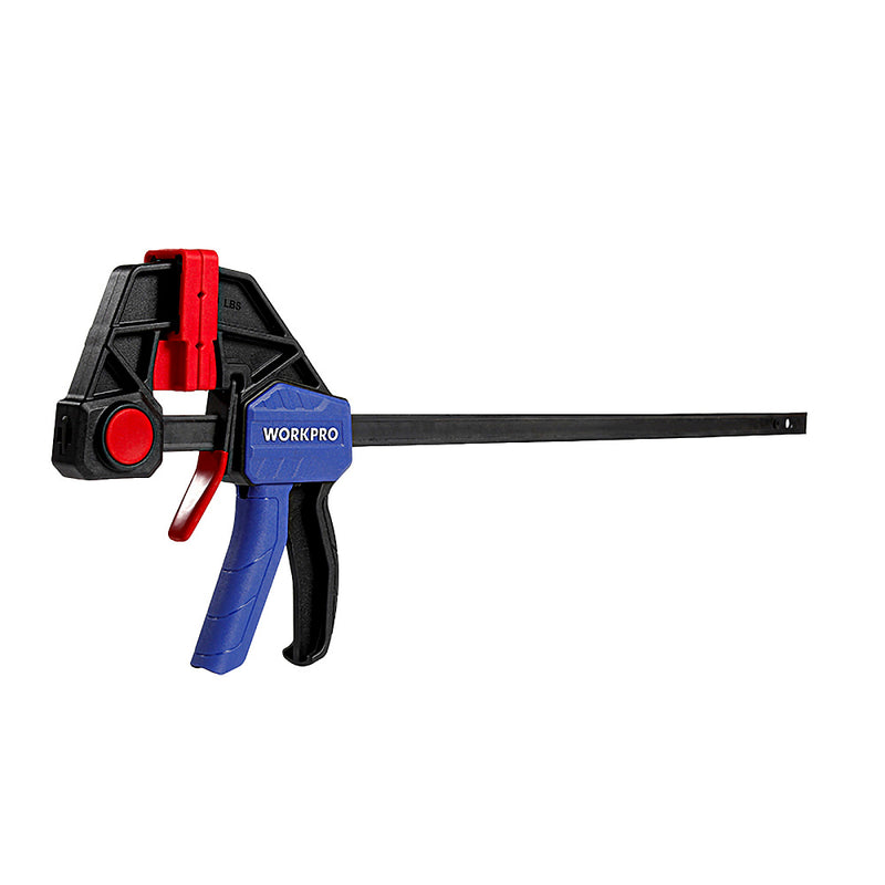 Cảo bóp nhanh hạng nặng, lực bóp 140kg (300 Lbs) có cơ chế khoá và xả kẹp nhanh (Có thể chuyển chế độ nong rộng) Workpro