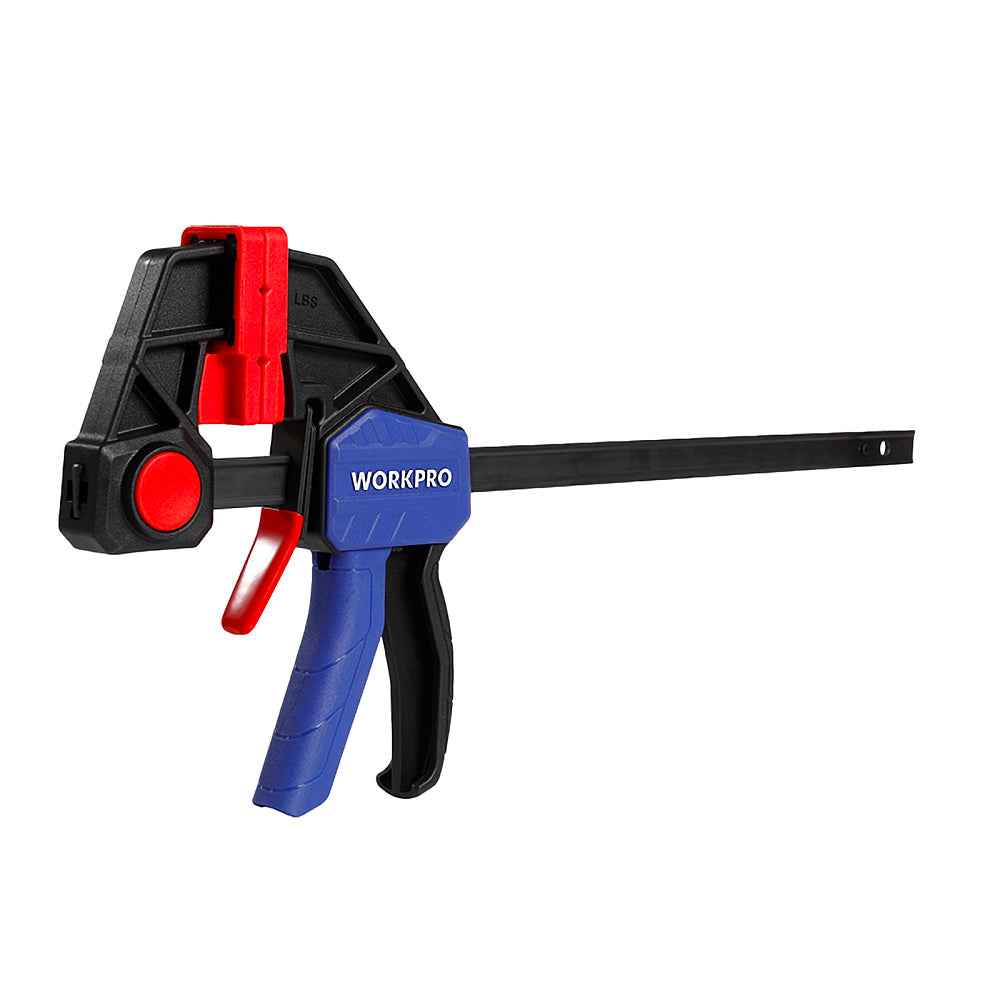 Cảo bóp nhanh hạng nặng, lực bóp 140kg (300 Lbs) có cơ chế khoá và xả kẹp nhanh (Có thể chuyển chế độ nong rộng) Workpro