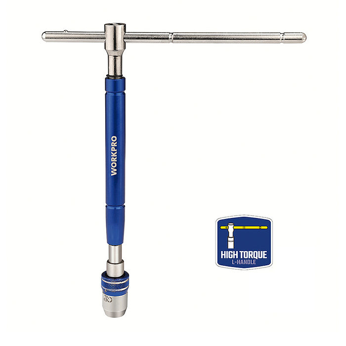 Thanh trượt chữ T đa năng đầu cốt 1/4 inch Dr. T-Handle Workpro WP275016