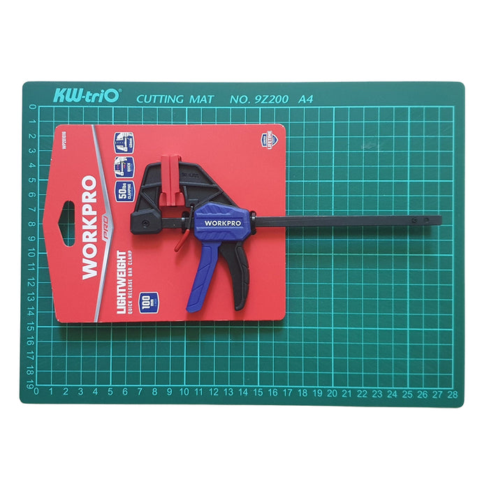 1 bộ gồm 2 cây cảo bóp mini kẹp nhanh 4 inches (100mm), lực bóp 25kg, có thể chuyển sang chế độ nong rộng Workpro WP201016