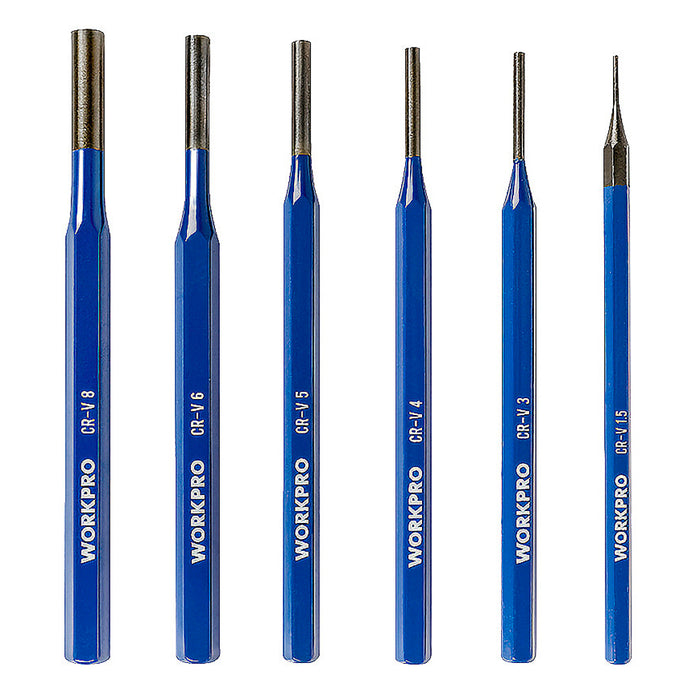 Bộ 6 mũi đục sắt Workpro WP201304