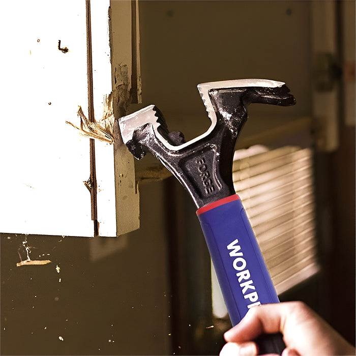 Búa đa năng kết hợp dụng cụ nhổ đinh cán dài 457mm (18 inch) Workpro WP245006