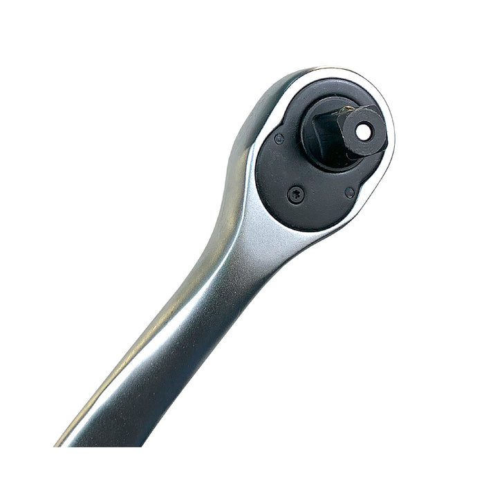 Cần siết tự động gắn đầu tuýp, cán cong, vật liệu thép chrome, đầu cốt bằng thép Cr-Mo, tay cầm bằng nhựa chống trượt Workpro