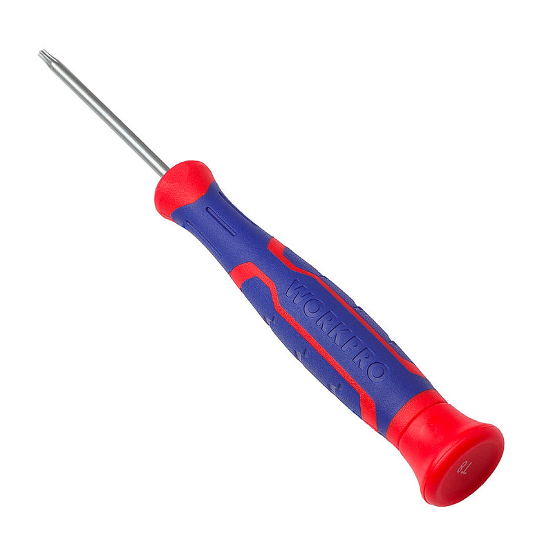 Bộ 7 cây tua vít lục giác sao tiểu ly ( x ) thép hợp kim CR-V, có nam châm, tay cầm bằng nhựa chống trượt với đầu xoay Workpro WP200510