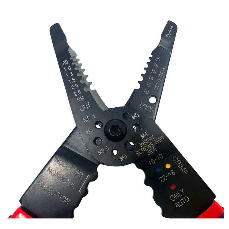 Kìm tuốt dây đa năng mũi dài 200mm Workpro WP291003