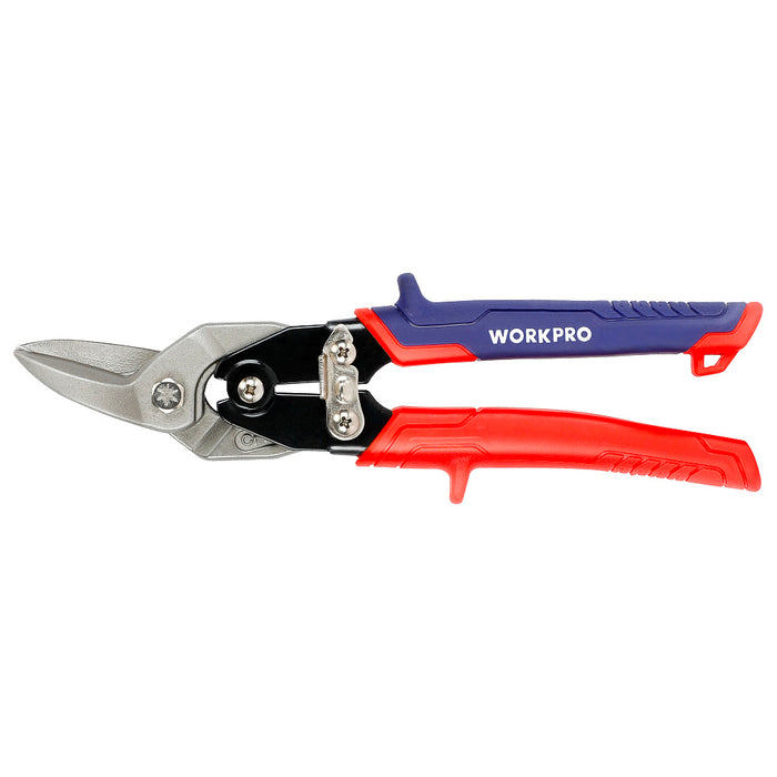 Kéo cắt tôn bằng thép CR-MO cao cấp (Aviation tin snip), thiết kế tiết kiệm lực bóp Workpro