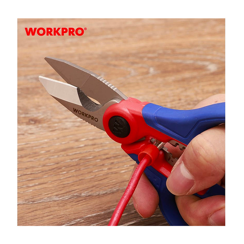 Kéo cắt chuyên dùng cho thợ điện Workpro WP294003