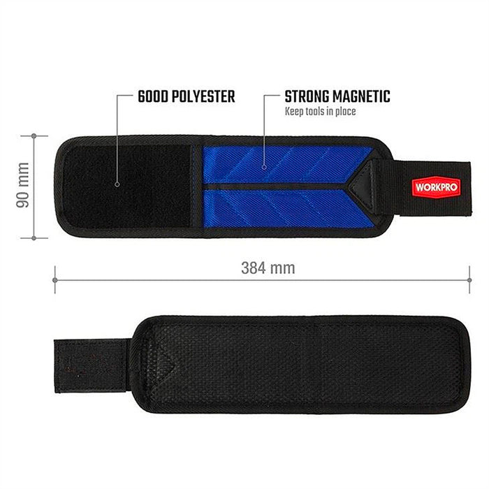 Quai đeo tay làm bằng vải bố siêu dày 1680D có nam châm mạnh Workpro