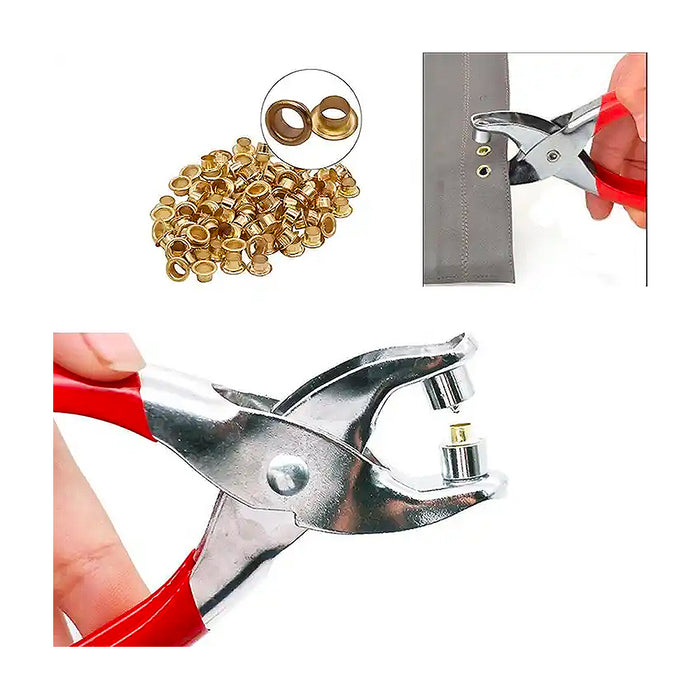 Kìm bấm lỗ khoen (khoen tán) 140mm Workpro WP231079