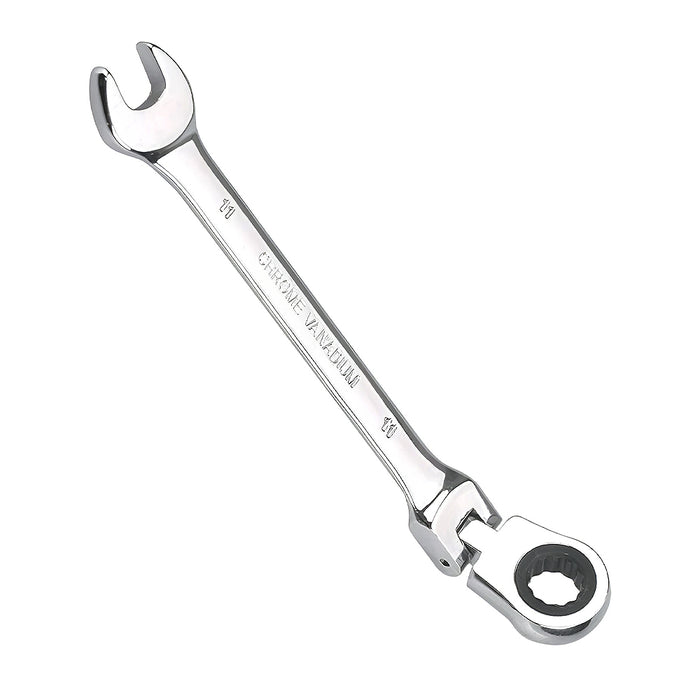 Cờ lê vòng miệng tự động có đầu lắt léo, thép CR-V mạ chrome (8-19mm) Workpro
