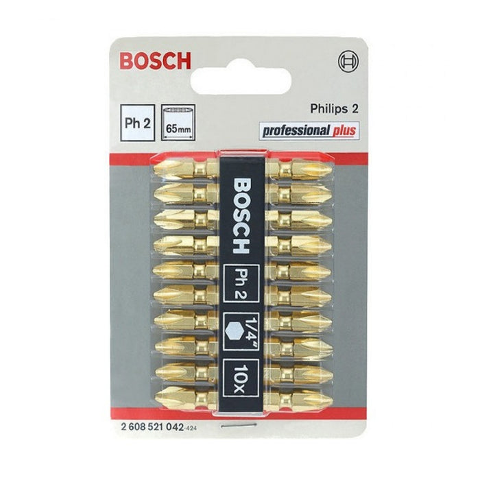 Đầu vặn vít ngắn (PH2-65mm) BOSCH 2608521042