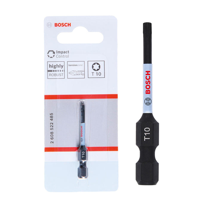 Đầu vặn vít T10 Power Bit (1 đầu), 1pc - BOSCH 2608522485