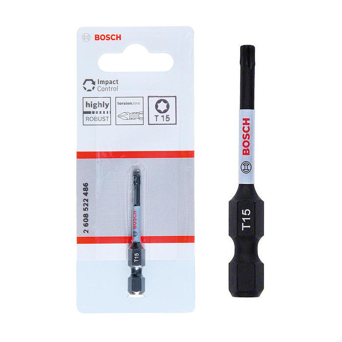 Đầu vặn vít T15 Power Bit (1 đầu), 1pc - BOSCH 2608522486