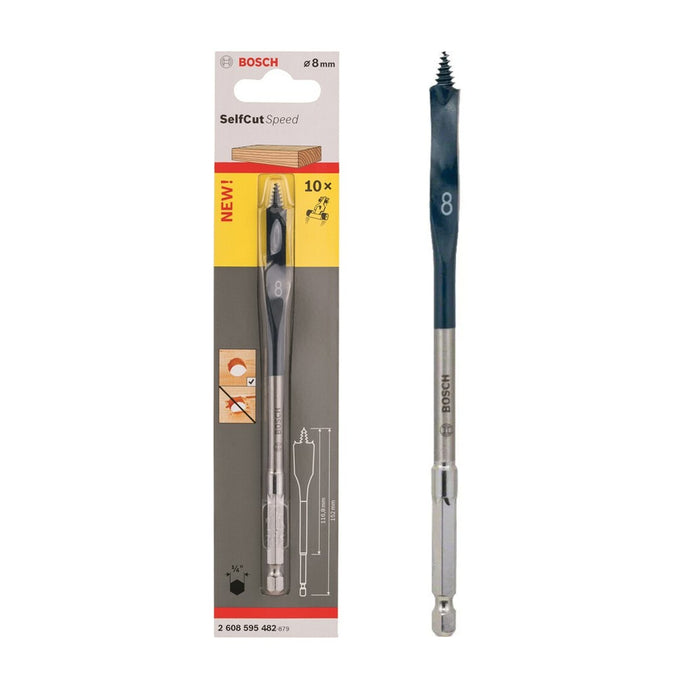 BOSCH 2608595482
Mũi khoét gỗ đuôi cá SELFCUT 8x152mm