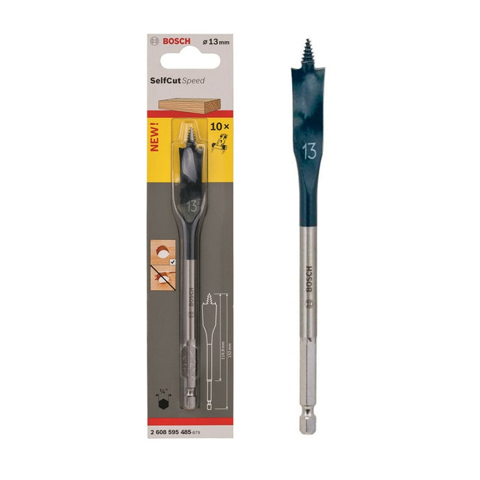 BOSCH 2608595485
Mũi khoét gỗ đuôi cá SELFCUT 13x152mm