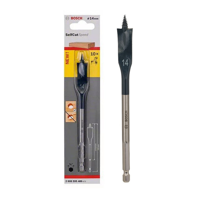 BOSCH 2608595486
Mũi khoét gỗ đuôi cá SELFCUT 14x152mm