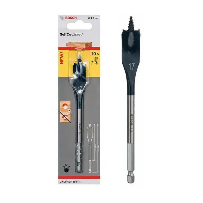 BOSCH 2608595488
Mũi khoét gỗ đuôi cá SELFCUT 17x152mm