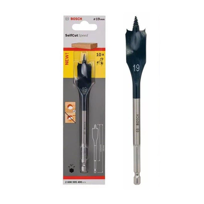 BOSCH 2608595490
Mũi khoét gỗ đuôi cá SELFCUT 19x152mm