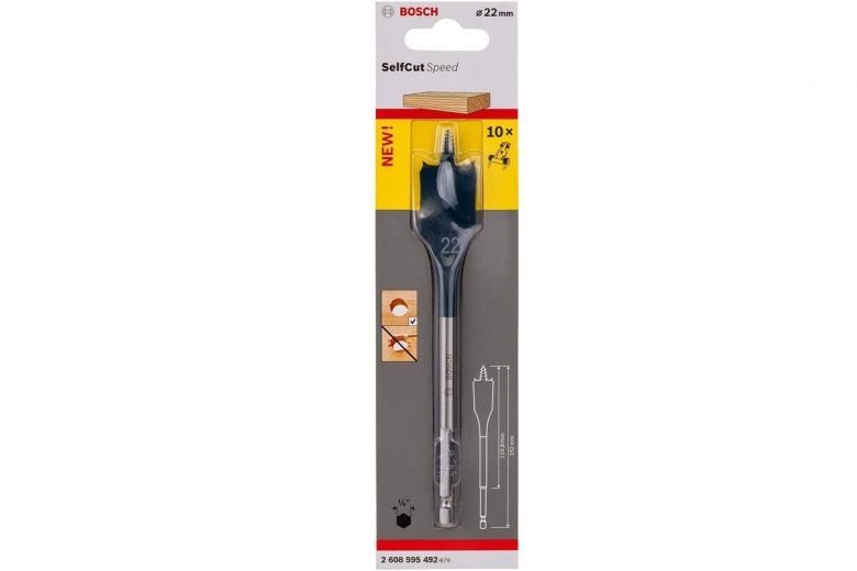 BOSCH 2608595490
Mũi khoét gỗ đuôi cá SELFCUT 19x152mm