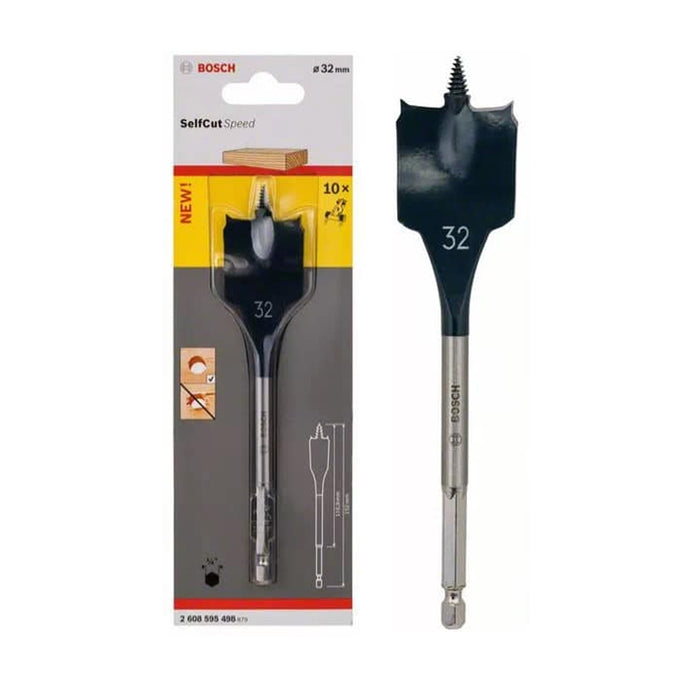 BOSCH 2608595498
Mũi khoét gỗ đuôi cá SELFCUT 32x152mm