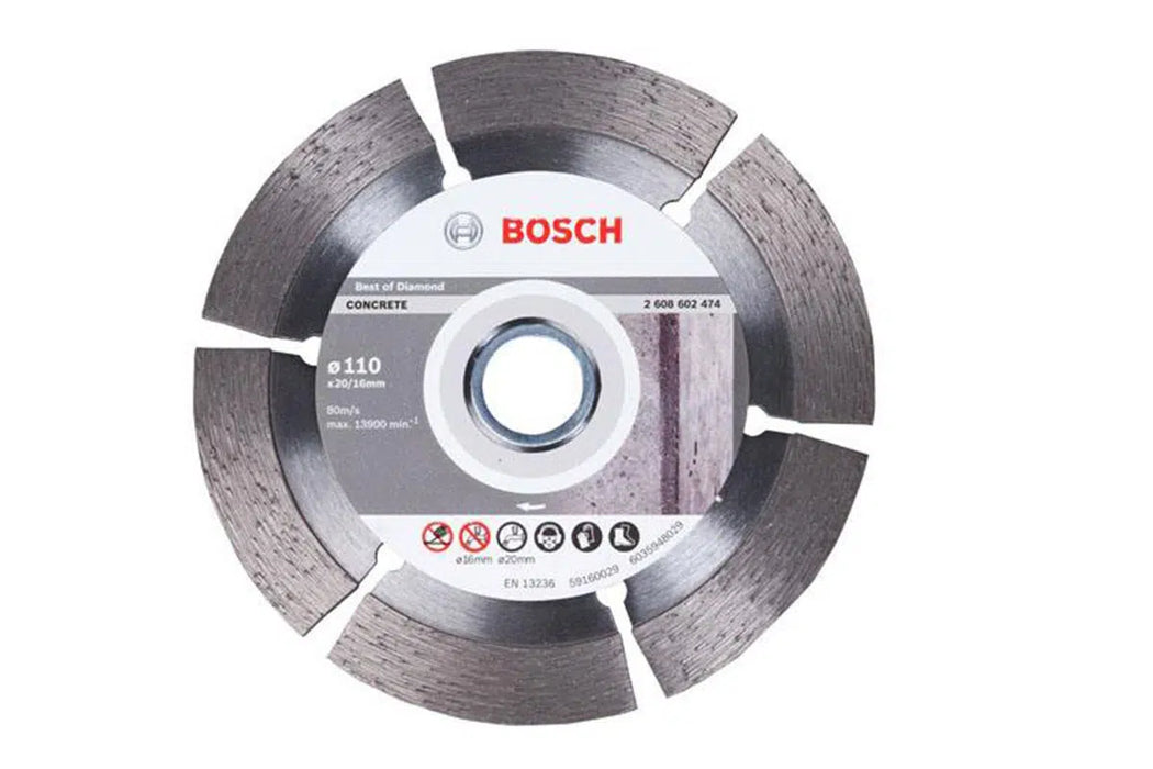 BOSCH 2608602476
Đĩa cắt kim cương 105x20/16mm granite