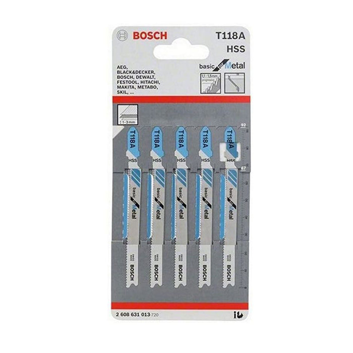 Lưỡi cưa lọng kim loại cơ bản 67mm BOSCH (Basic For Metal) (5 lưỡi/bộ)