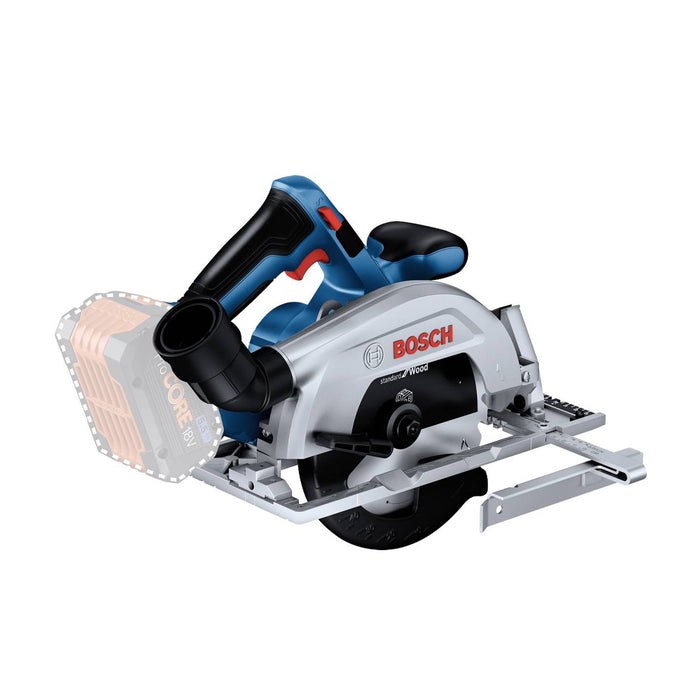 Thân máy cưa đĩa dùng Pin 18V BOSCH GKS 18V-57 (SOLO) (HEAVY DUTY) (Mã 06016A22L0)