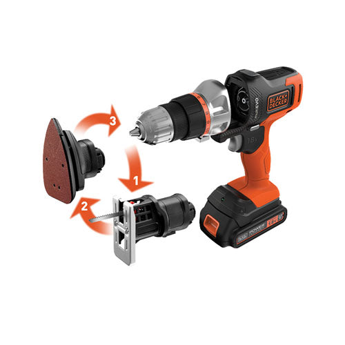 Máy khoan cầm tay 18V B&D EVO185B1-B1 BLACK & DECKER EVO185B1-B1