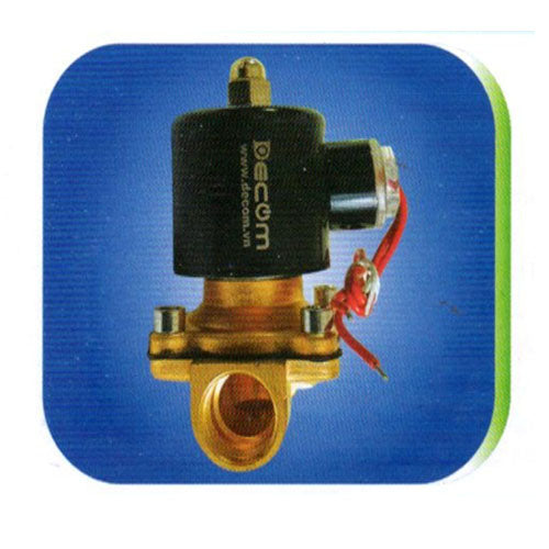 Van điện tử đóng mở nước Decom, ống phi từ 21mm - 35mm