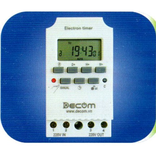 Hẹn giờ điện tử 16 lần tắt / bật DECOM DC-316